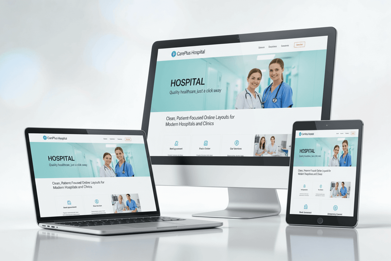 Hospital Website Development
