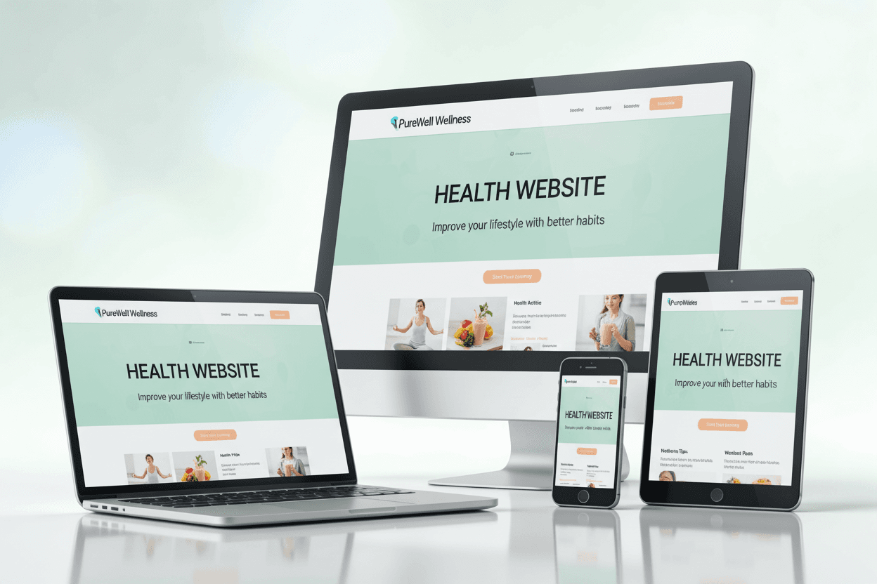 Health Website Design