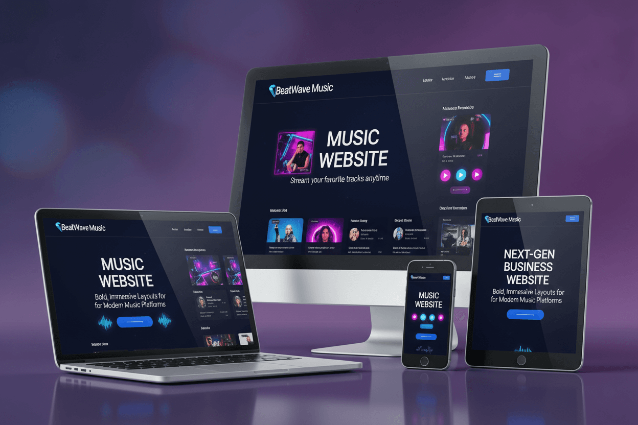 Music Website Development